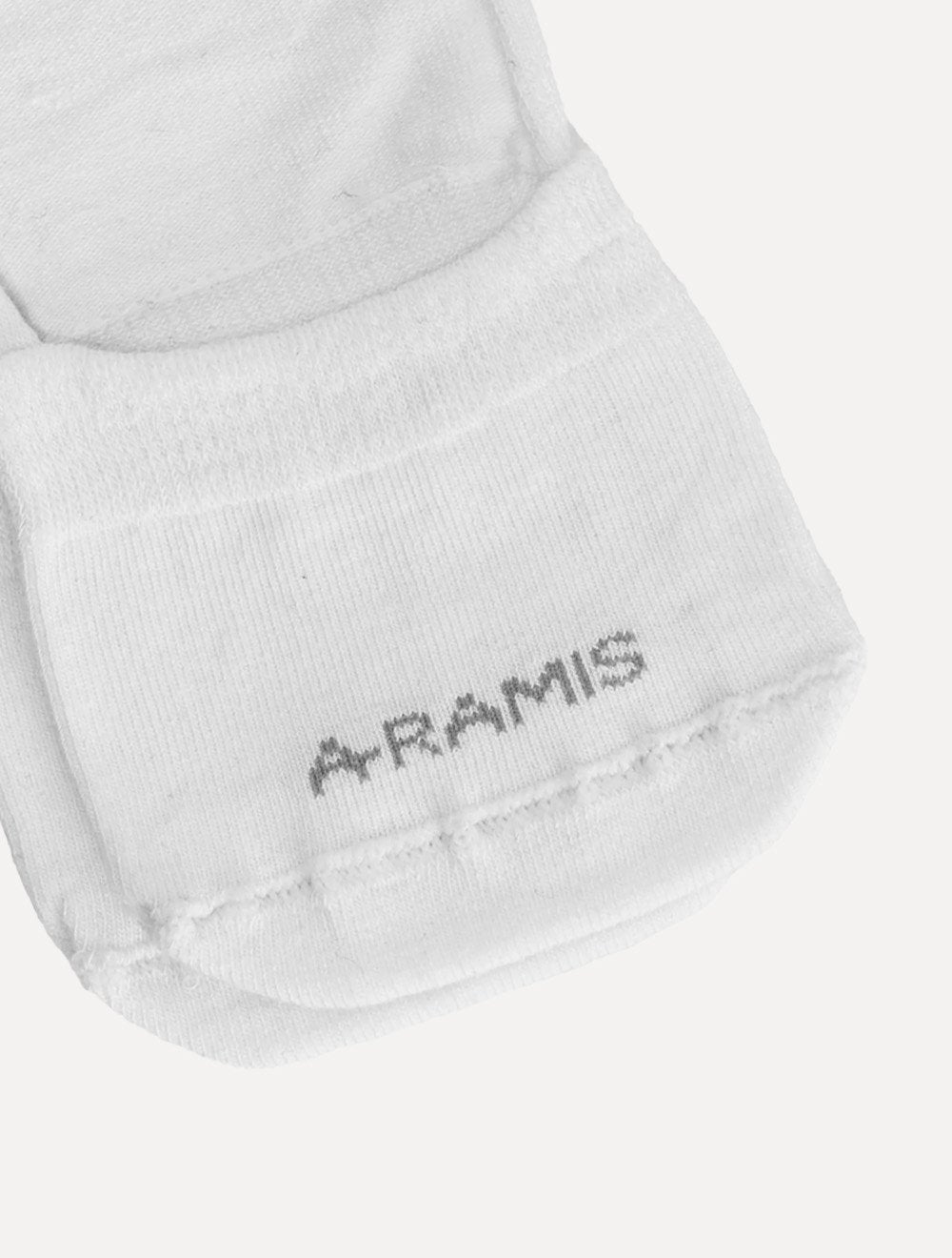 Meia Aramis Masculina Invisível Preta Mescla Branca Kit 3 Pares