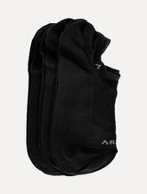 Meia Aramis Masculina Invisível Sport Preta Kit 3 Pares