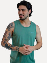 Regata John John Masculina New Regular Fit Rubber Logo Verde Claro