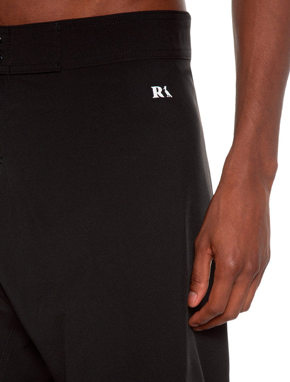 Bermuda Reserva Masculina D'Água Beachwear Lisa Preta