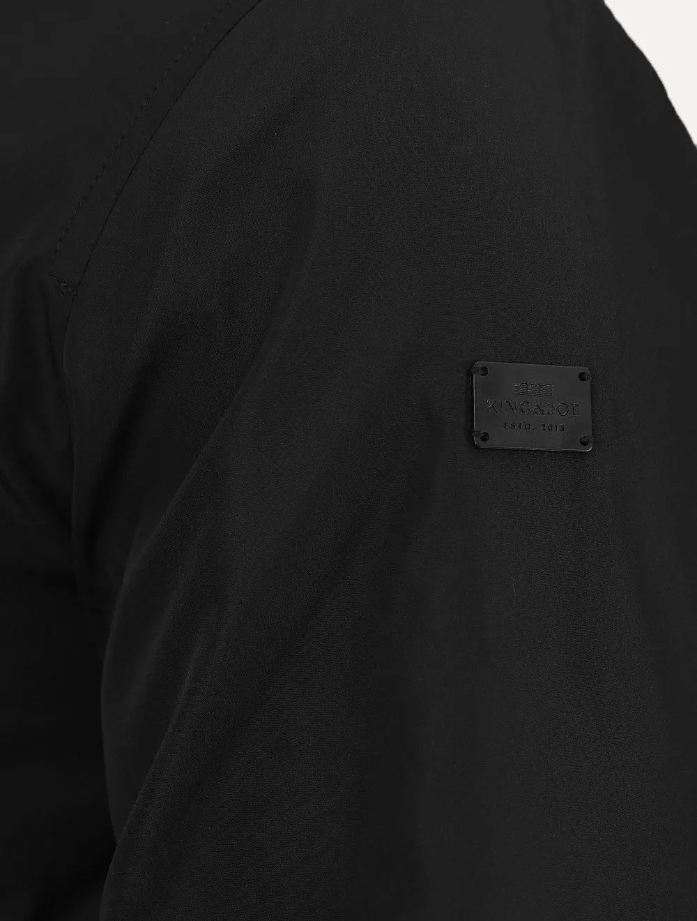 Jaqueta King & Joe Masculina Nylon Premium Bomber Preta