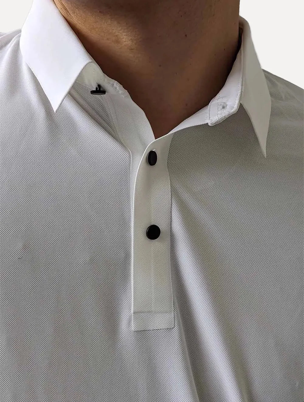 Polo Pacific Blue Masculina Basic Off-White
