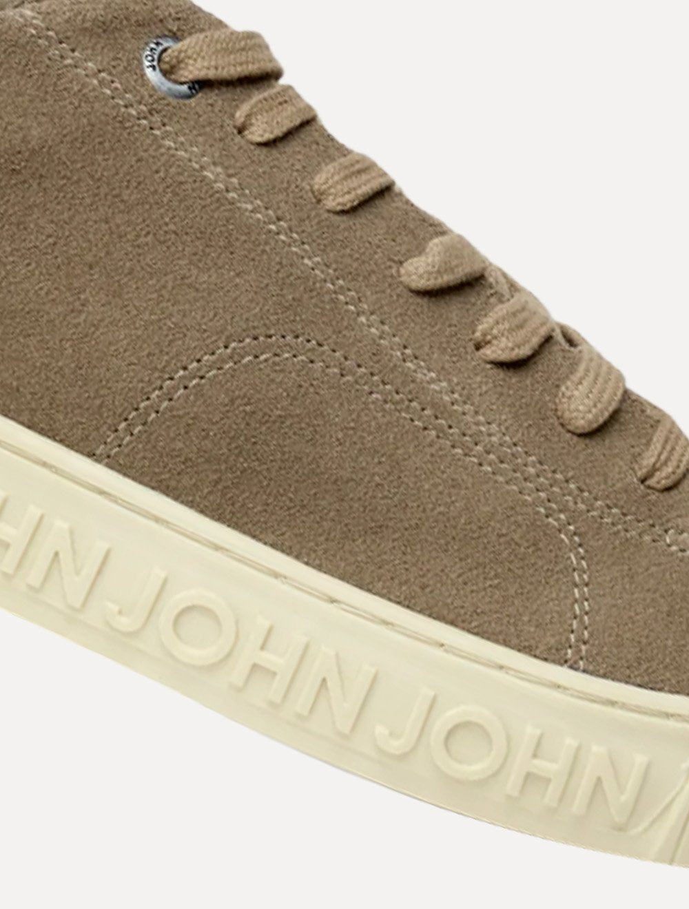 Tênis John John Masculino Couro Heaven Soft Suede Khaki
