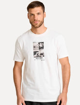 Camiseta John John Masculina Regular Fit Forward Off White