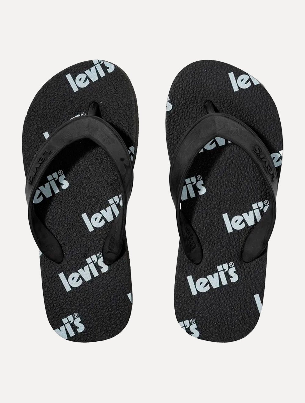 Chinelo Levis Printed Mono Logo Preto