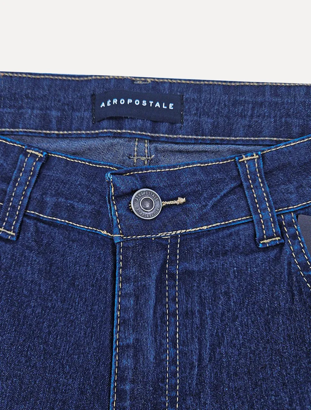 Bermuda Aeropostale Masculina Jeans Walk Azul Escuro