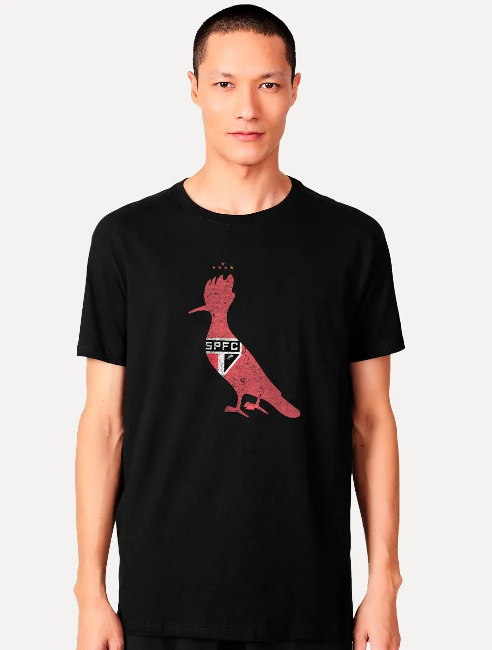 Camiseta Reserva Masculina Bust Woodpecker SPFC Preta