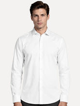 Camisa Aramis Masculina Slim Stretch Poliviscose de Bambu Branca