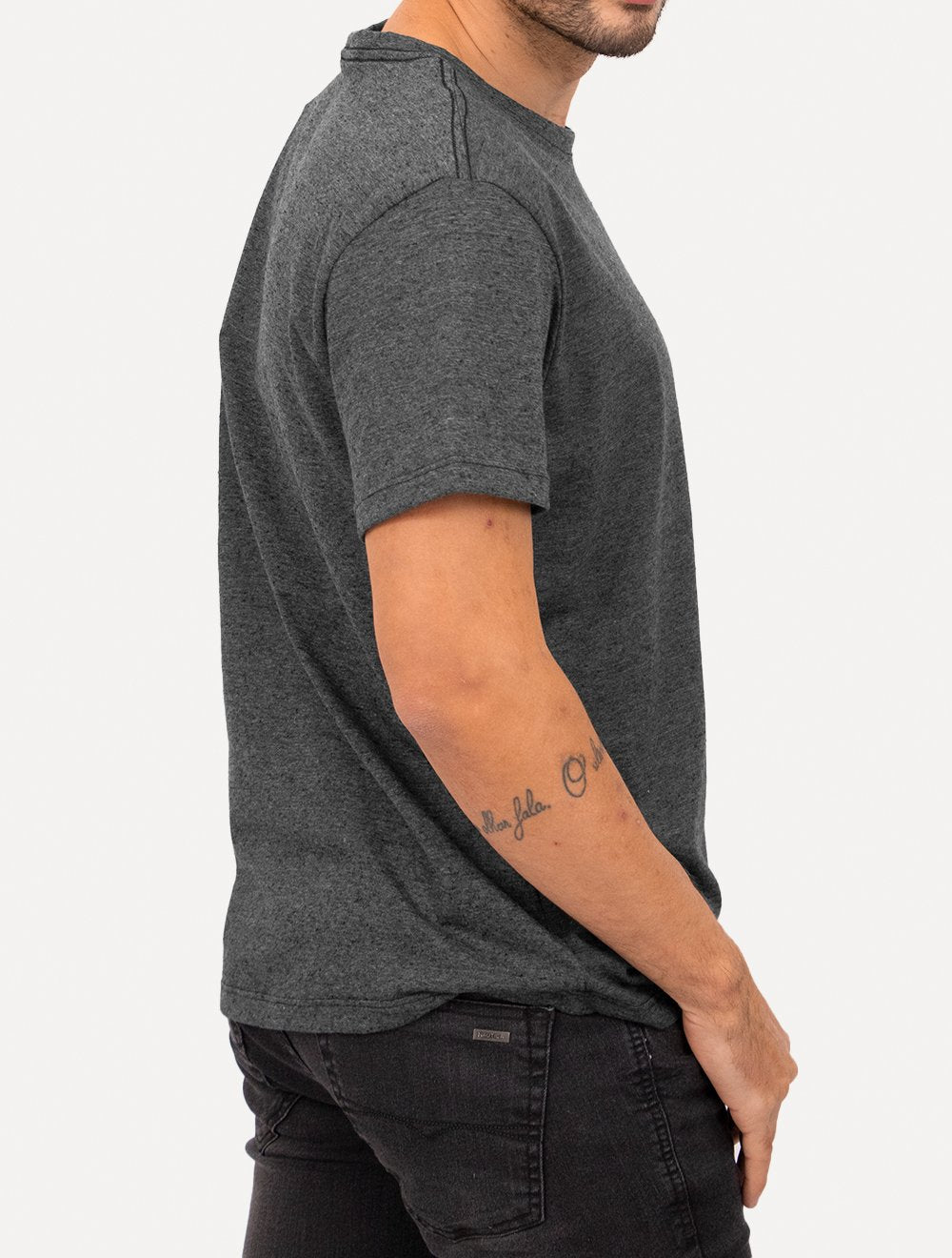 Camiseta Reserva Masculina Upcycling Preto Mescla