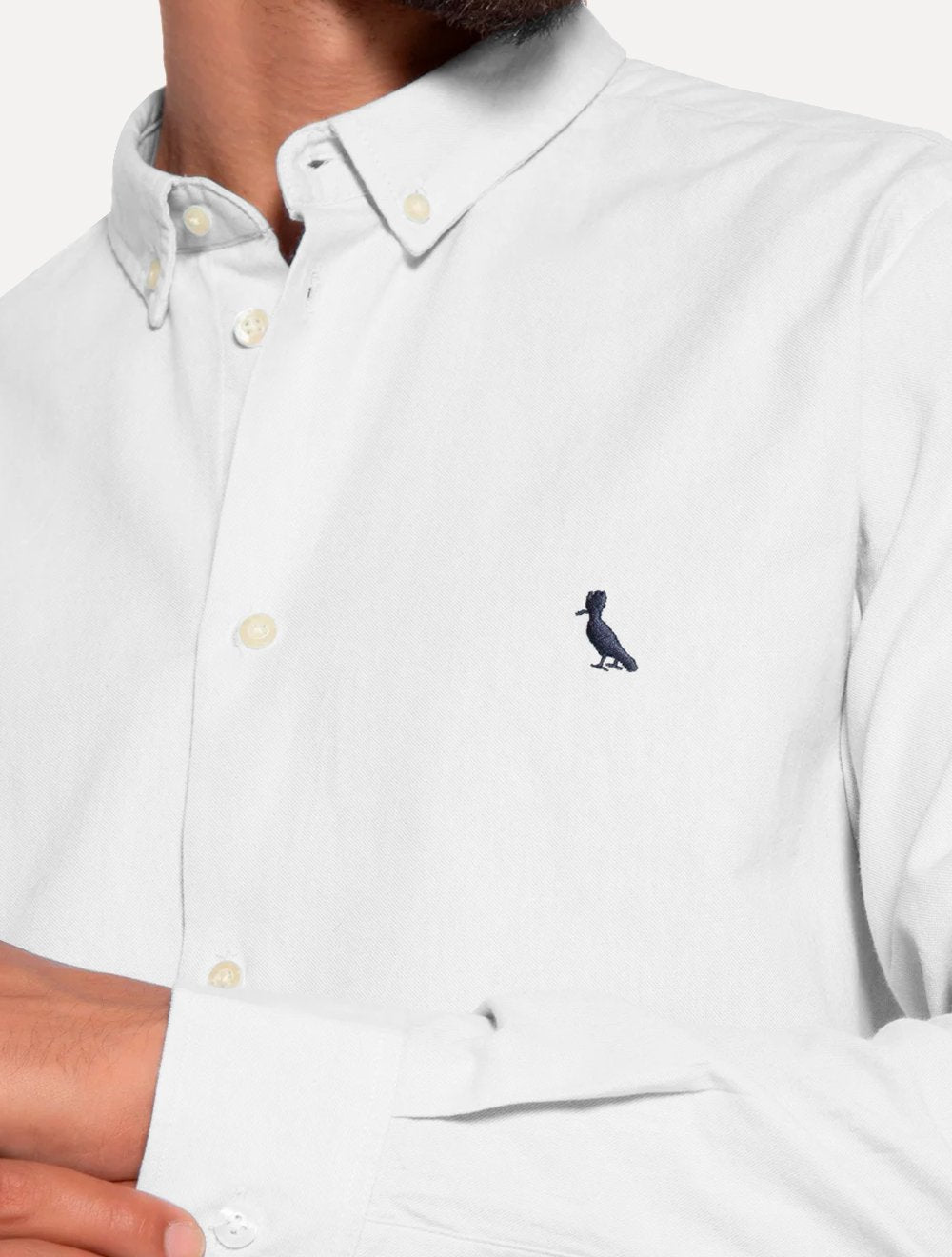 Camisa Reserva Masculina Oxford Sport Color Branca