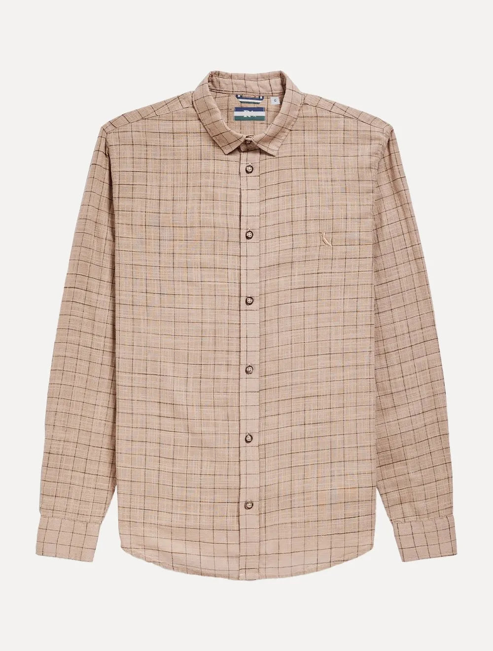 Camisa Reserva Masculina Flanela Xadrez Athletic Camp Cáqui