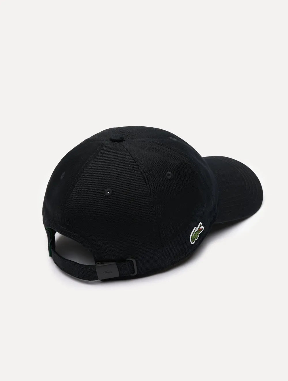 Boné Lacoste Casual Sarja Croco Preto