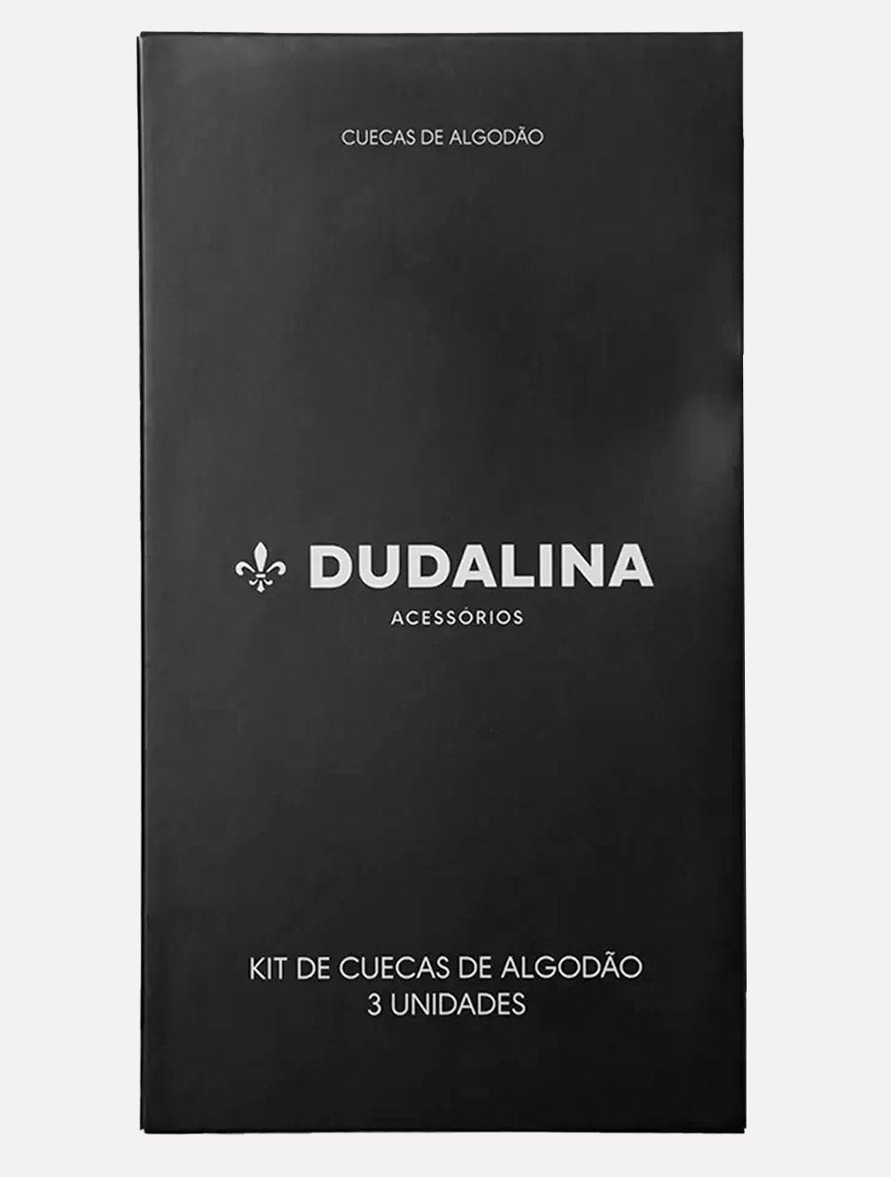 Kit Cuecas Dudalina Boxer 3 Unidades Preto