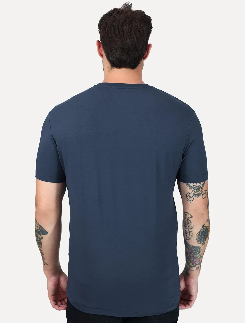 Camiseta K&J Black Premium Viscose Flex Azul Marinho