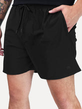 Short King & Joe Masculina Nylon Flex Ripstop Preto