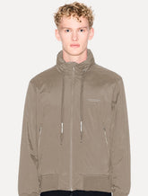Jaqueta Armani Exchange Masculina Nylon Elástico Caqui