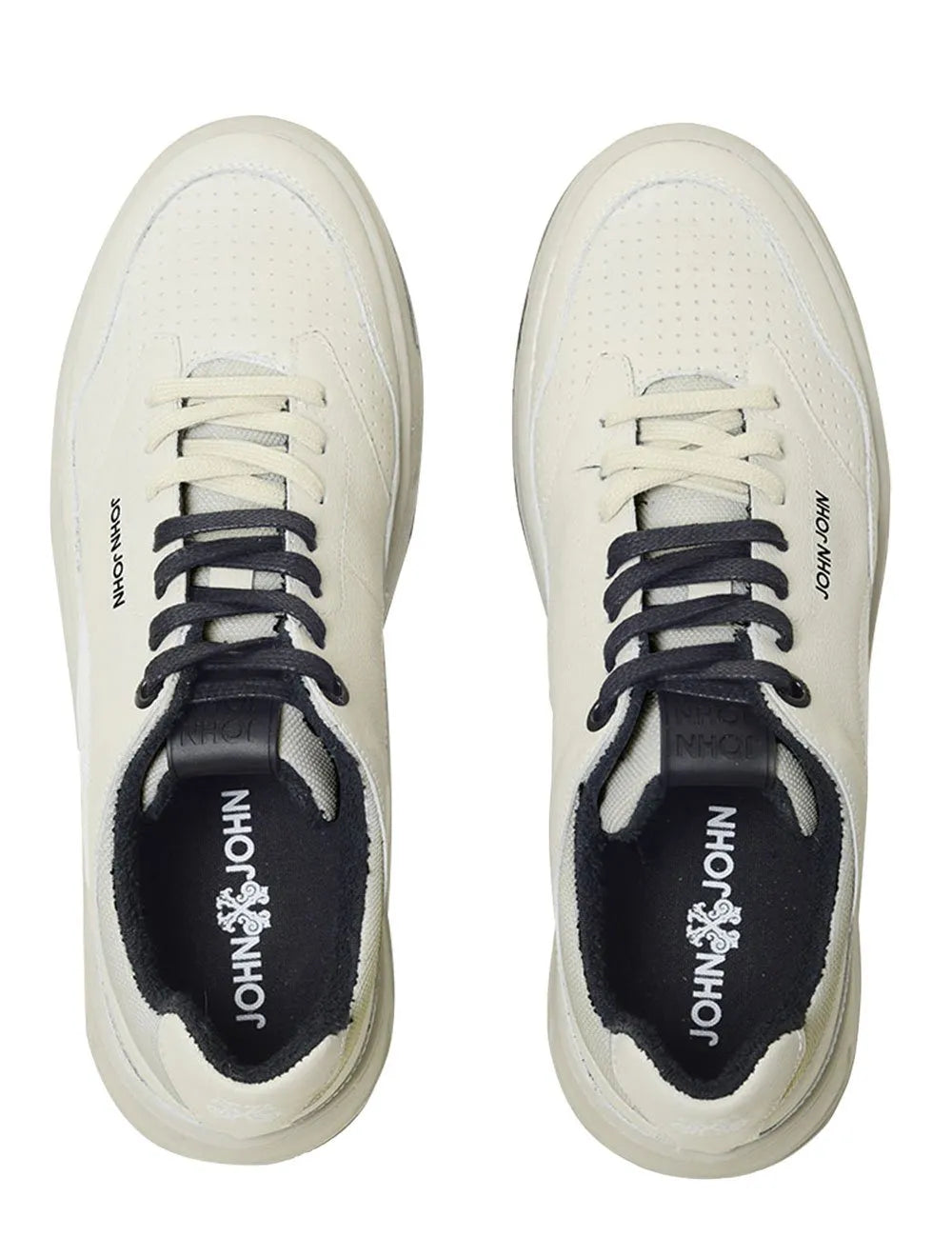 Tênis John John Masculino Sport Max Belfair Black Off-White