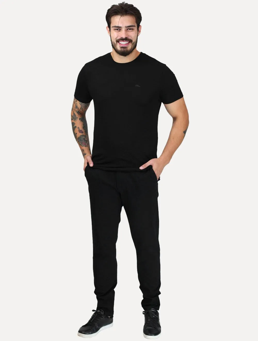 Calça Dixen Adaptive Sarja Regulagem Cós Preta