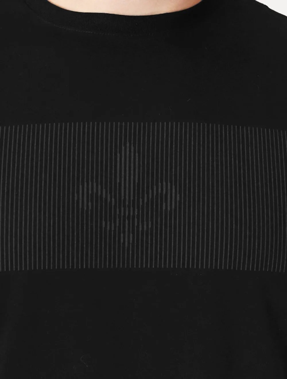 Camiseta Dudalina Masculina Regular Silk Grey Threads Preta