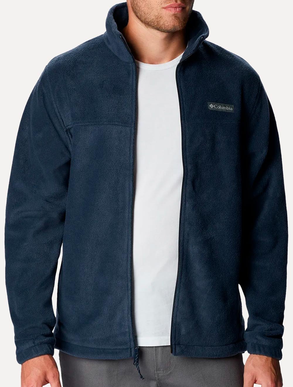 Jaqueta Columbia Masculina Fleece Steens Mountain Full Zip Azul Marinho