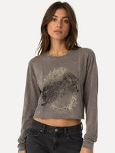 Camiseta John John Feminina Untamed Lands Marrom