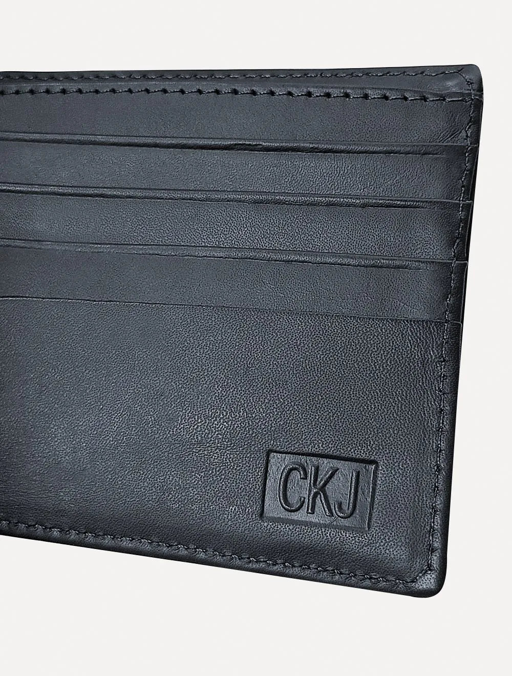 Carteira Calvin Klein Jeans Couro CKJ New York Azul Marinho