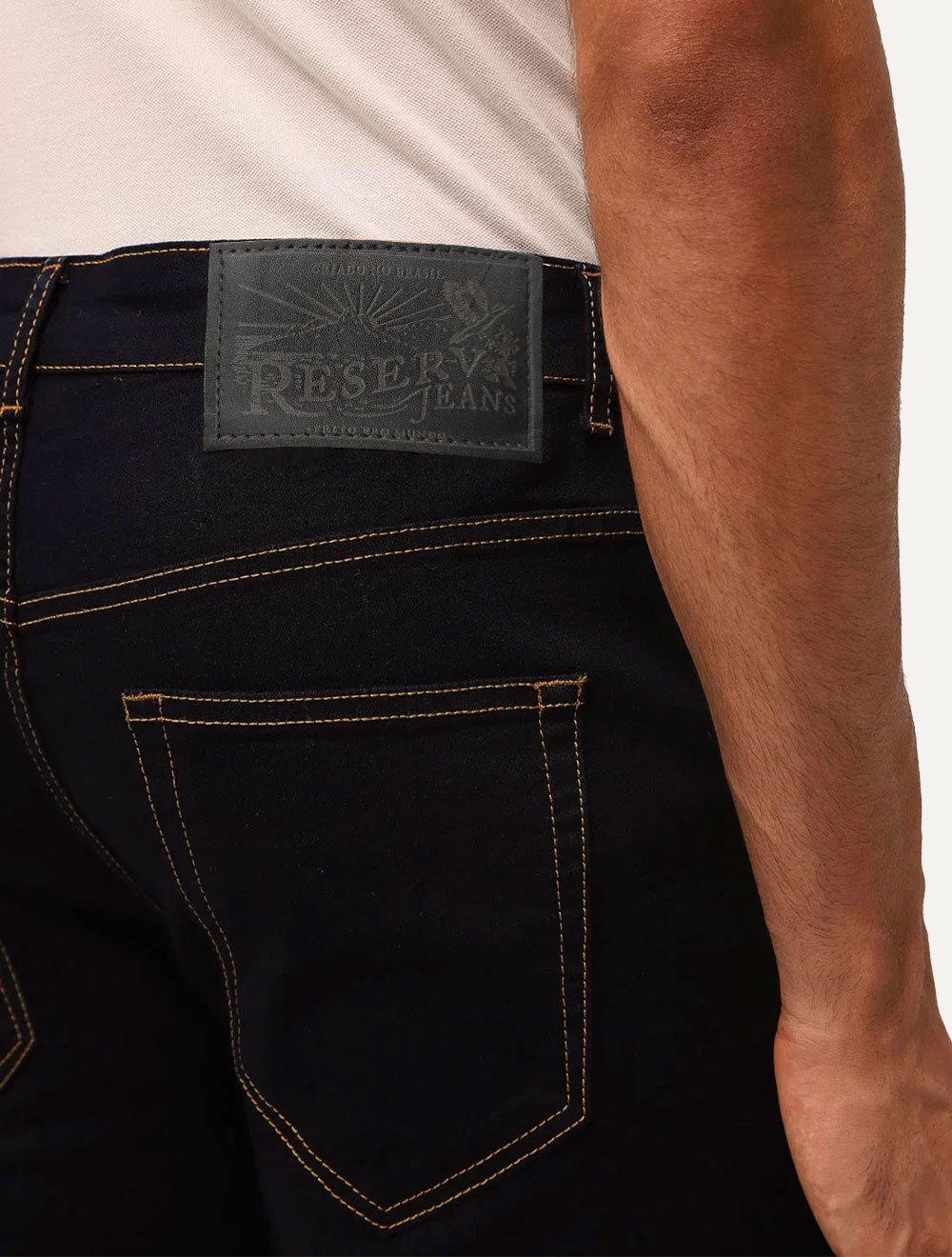 Calça Reserva Jeans Masculina Skinny Gloria Índigo Escura