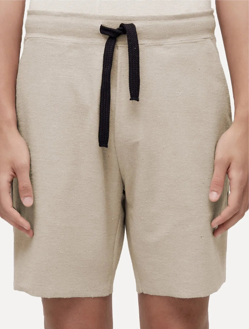 Bermuda Osklen Masculina Moletom Rustic E-Basics Cáqui Médio