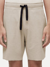 Bermuda Osklen Masculina Moletom Rustic E-Basics Cáqui Médio
