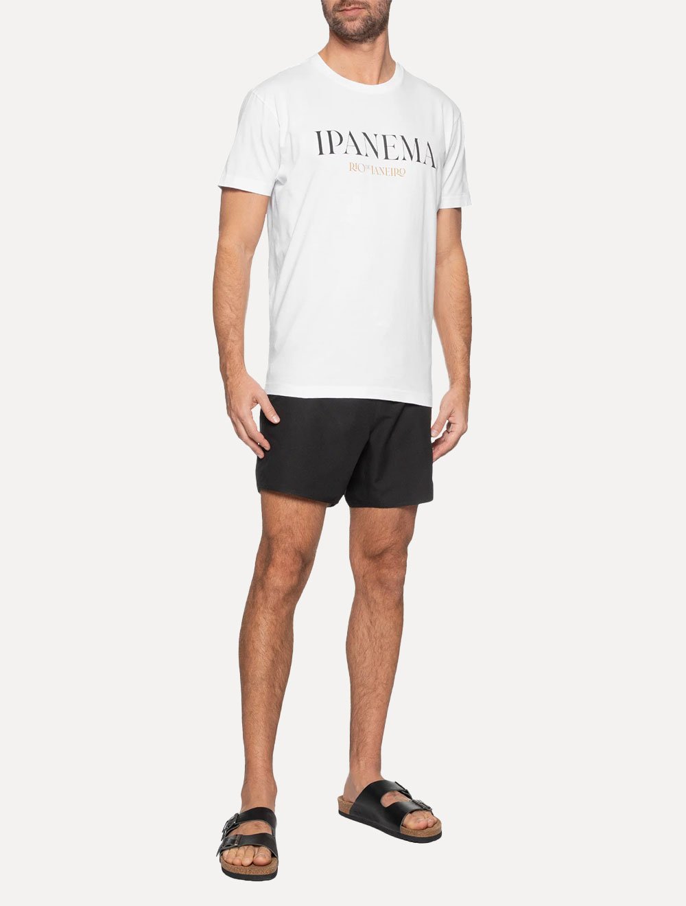 Camiseta Osklen Masculina Regular Vintage Ipanema Serif Branca