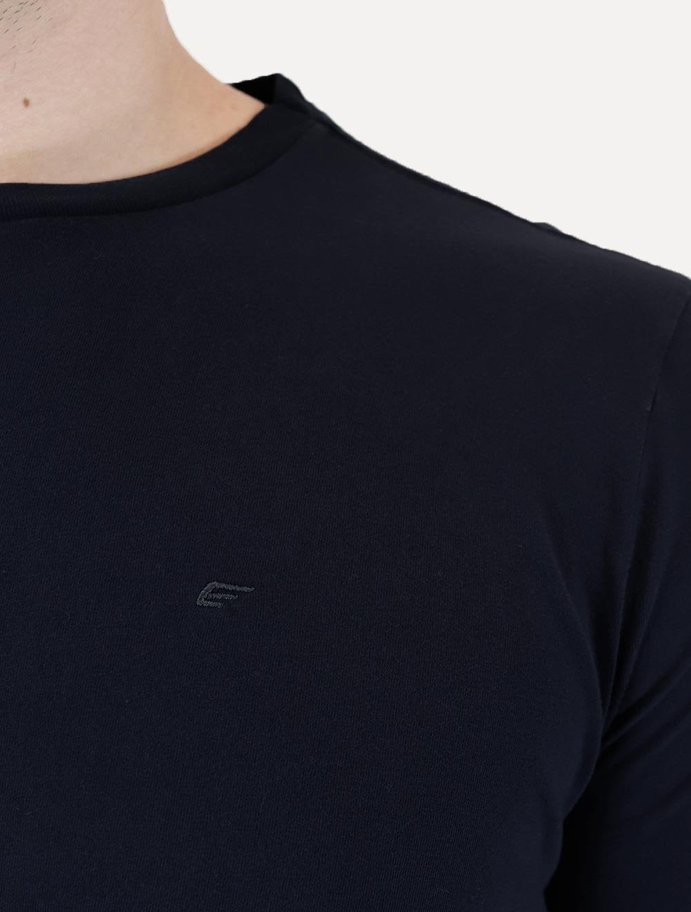 Camiseta Ellus Cotton Fine Easa Classic Midnight Blue Marinho