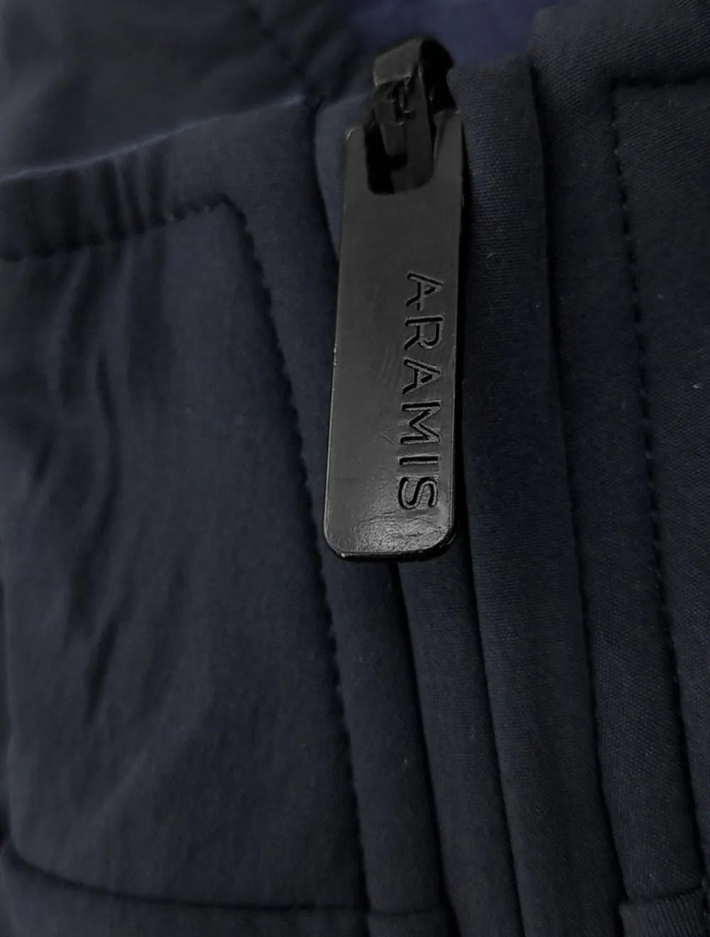 Jaqueta Aramis Masculina Nylon Dupla Face Blue Liquid Repeller Azul Marinho