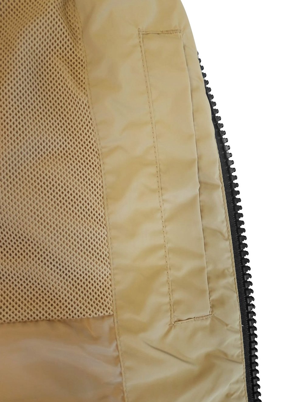 Jaqueta Calvin Klein Jeans Masculina Reciclada Chest Logo Cáqui Claro