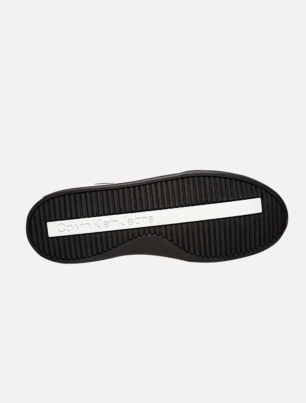 Tênis Calvin Klein Jeans Masculino Couro Sash Logo Basico Preto