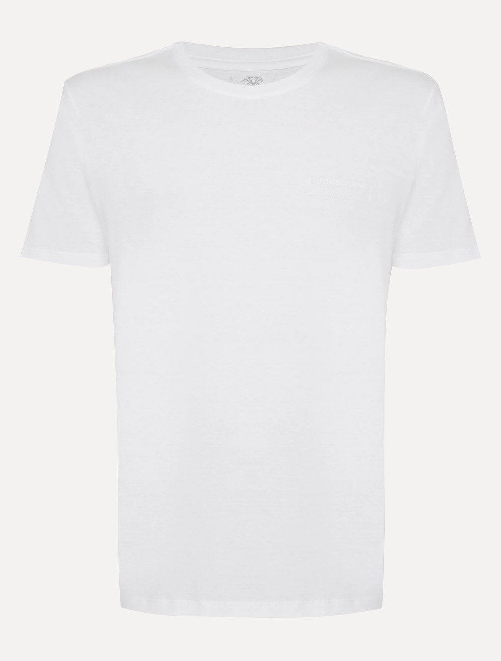 Camiseta John John Masculina Regular Fit Square Branca