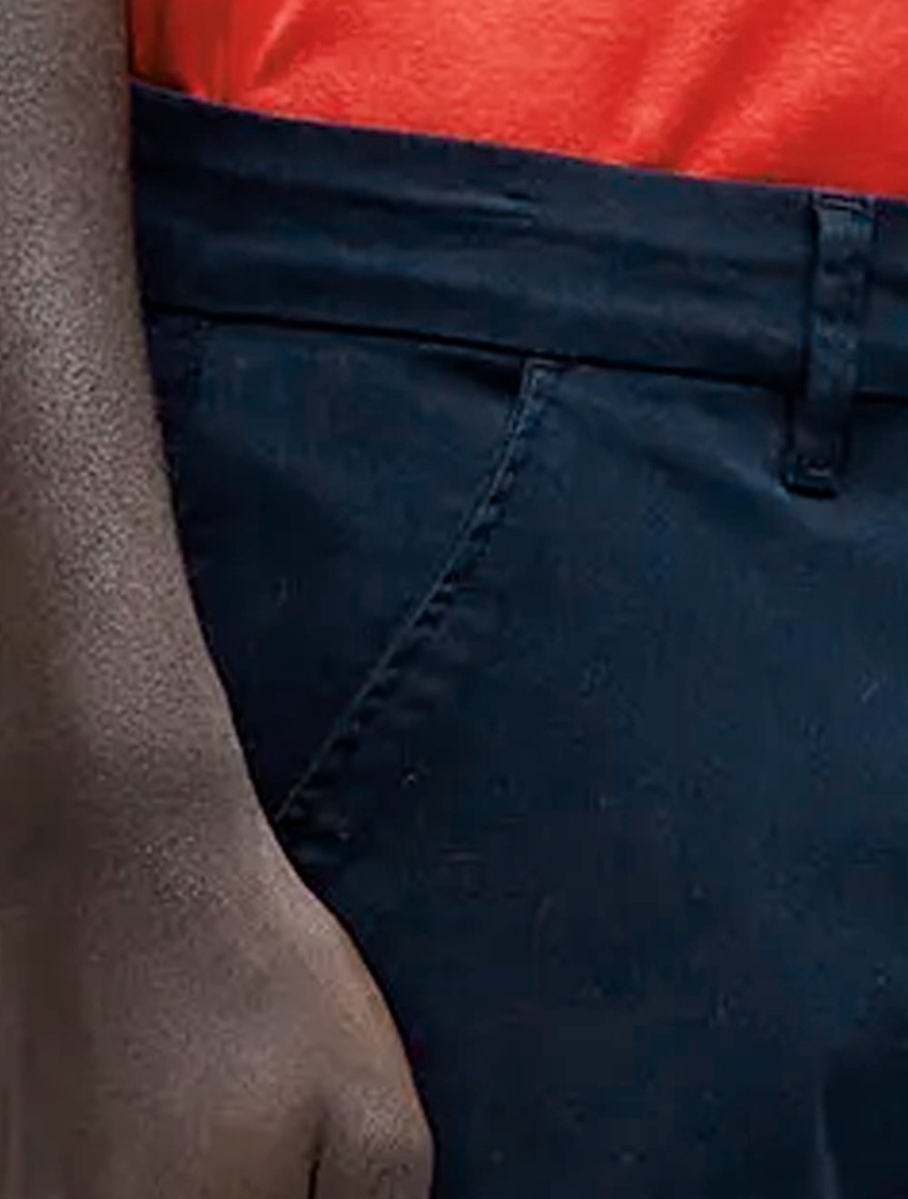 Calça Osklen Masculina Alfaiataria Comfort Paper Azul Marinho