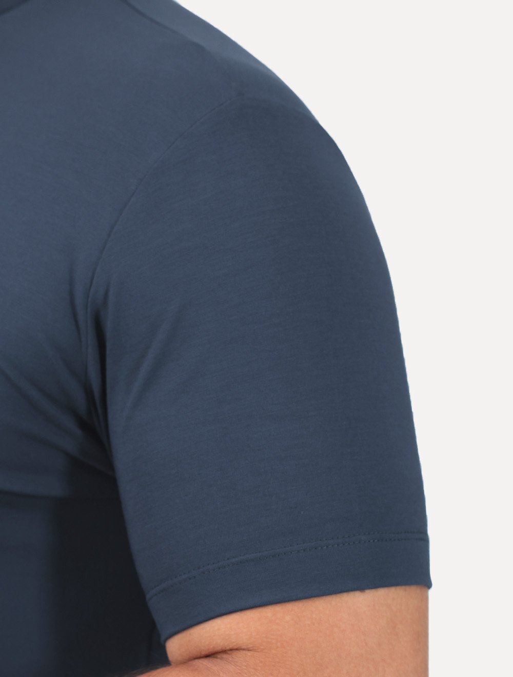 Camiseta K&J Black Premium Viscose Flex Azul Marinho