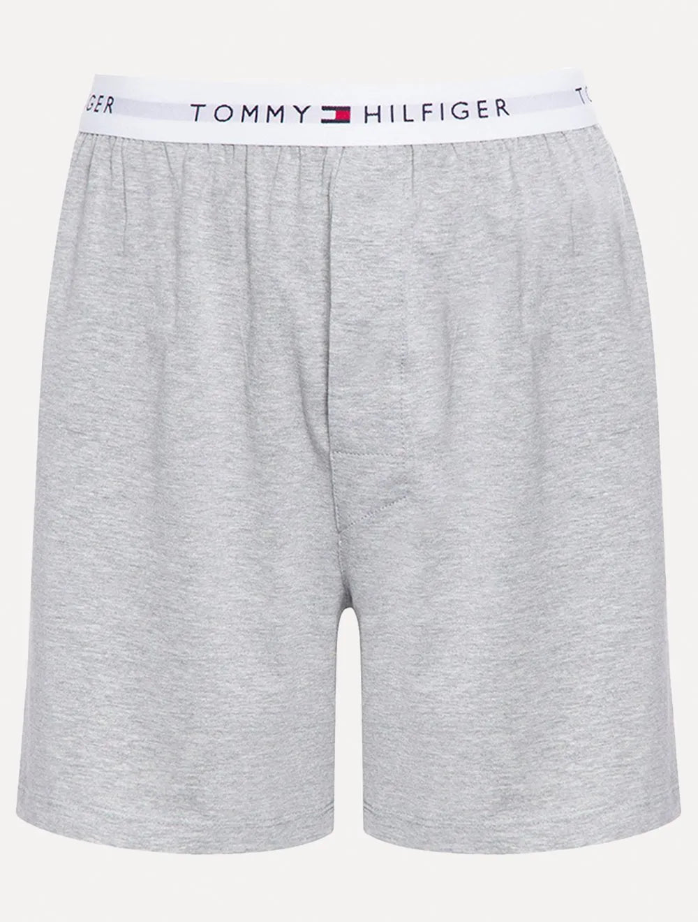 Cueca Tommy Hilfiger Box Core Knit Interlock Athletic Cinza