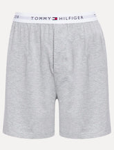 Cueca Tommy Hilfiger Box Core Knit Interlock Athletic Cinza