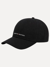Boné Tommy Hilfiger Masculino Foundation 6 Panel Preto