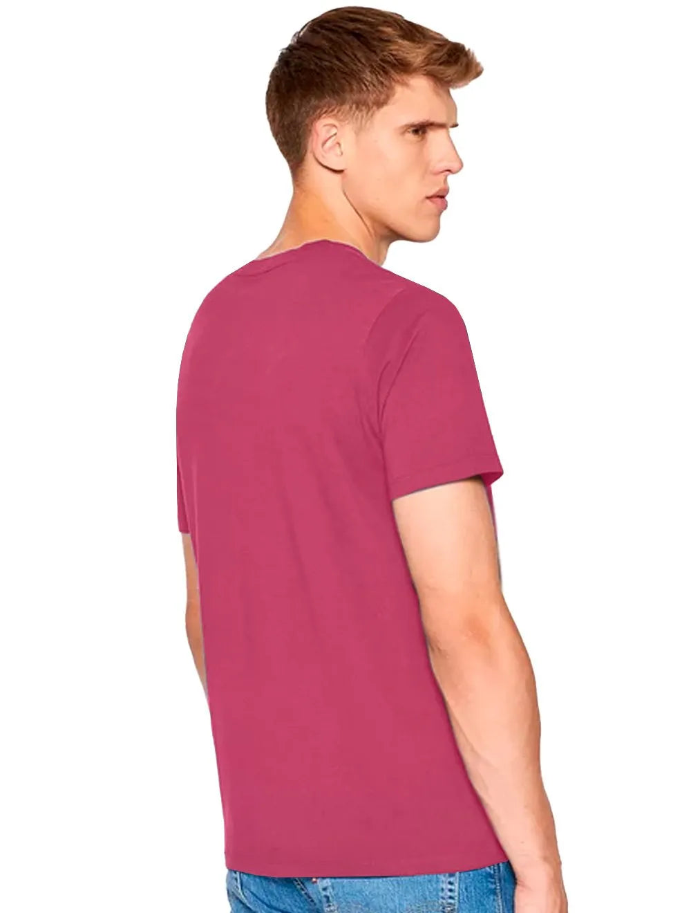 Camiseta Levis Masculina Logo Batwing Classic Bordô