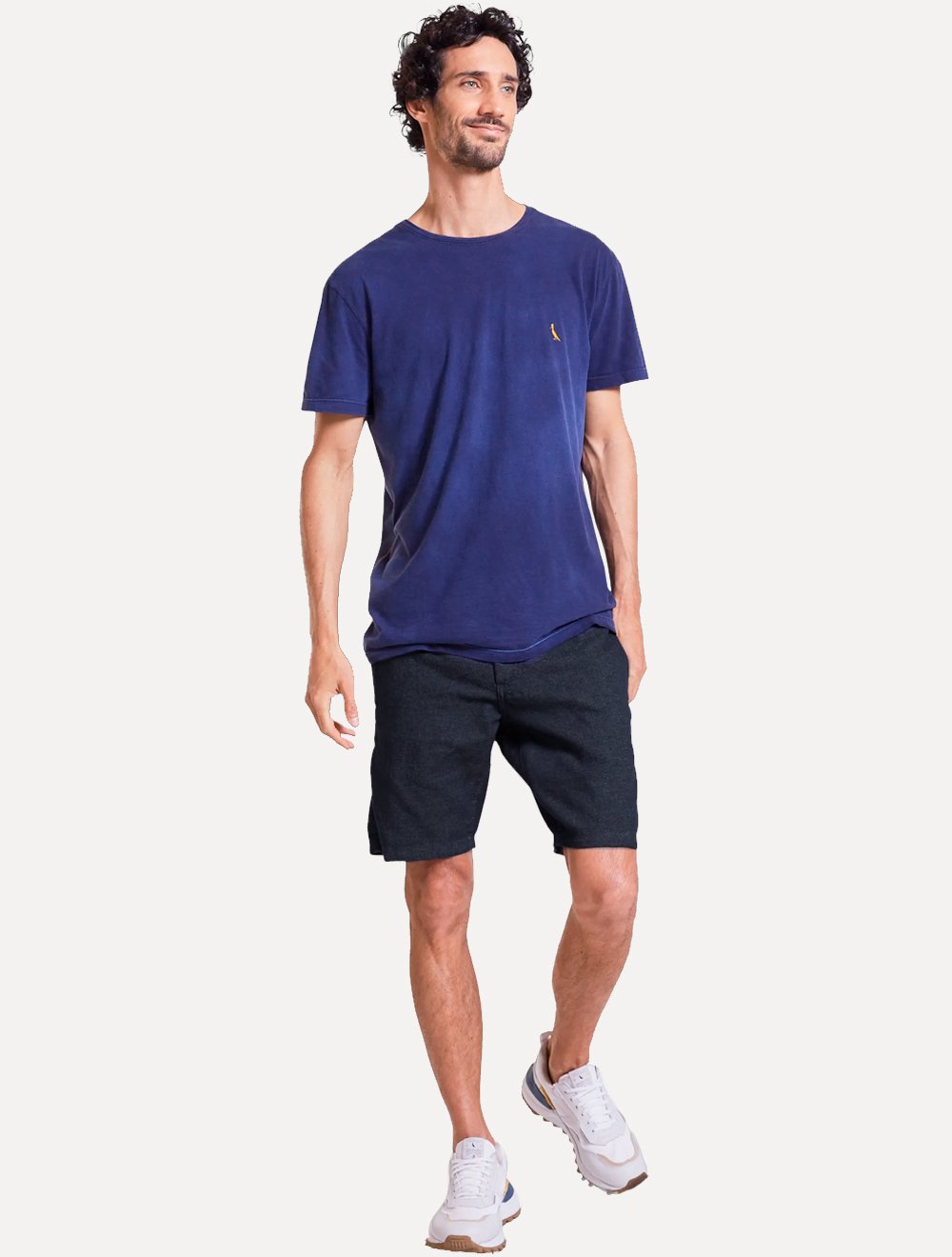 Bermuda Reserva Masculina Slim Casual Tito Marinho Mescla