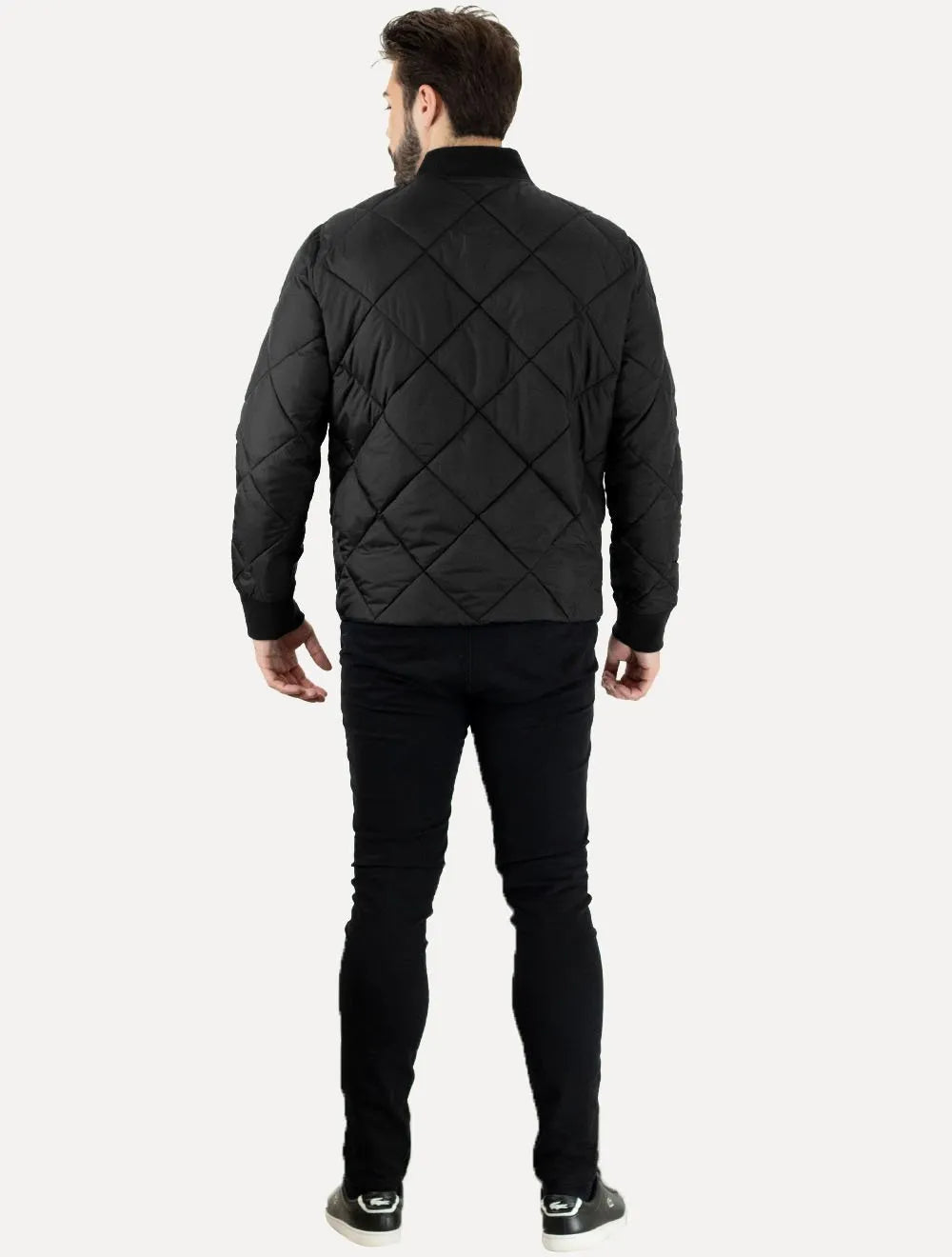 Jaqueta Calvin Klein Jeans Dupla Face Bomber Reversivel Preta