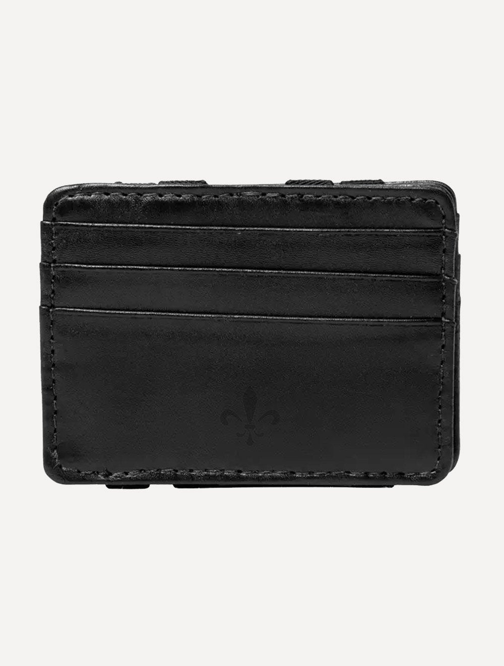 Carteira Dudalina Masculina Mágica de Couro Preta