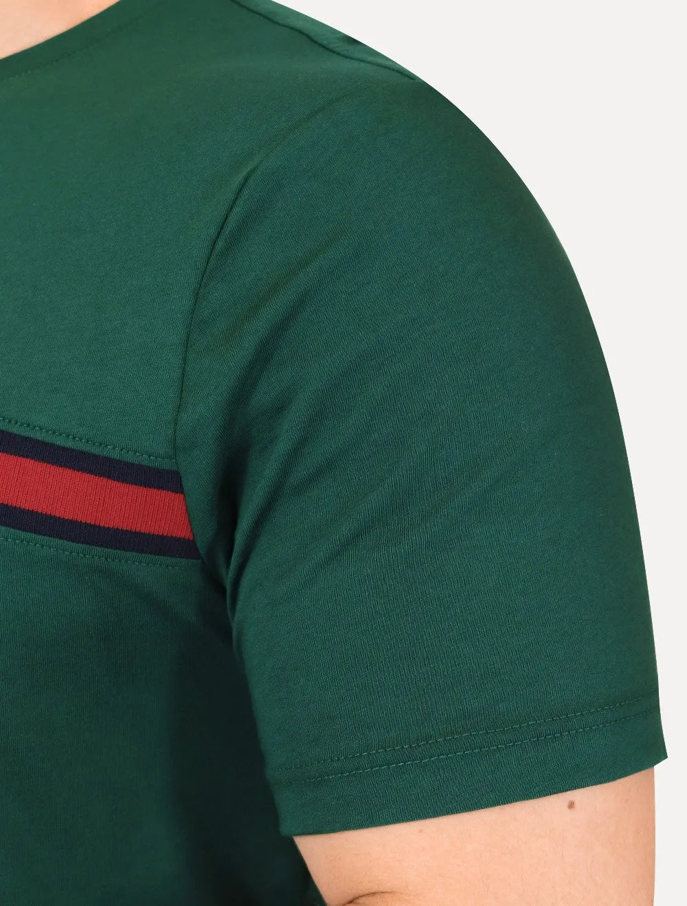 Camiseta Tommy Hilfiger Masculina Chest Insert Logo Verde Escura