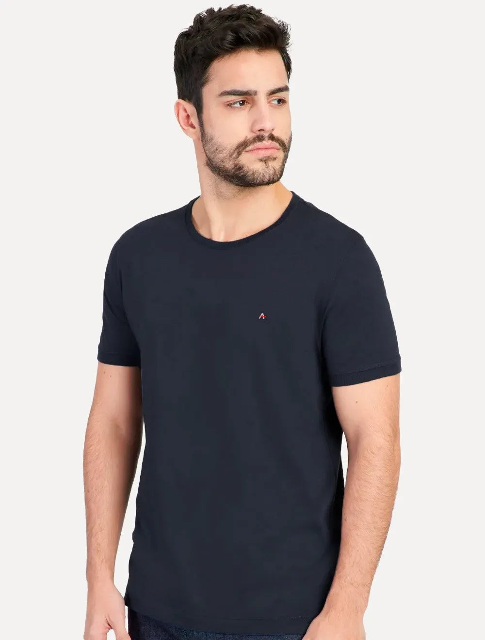 Kit Camisetas | Aramis Basic Lisa Preta/Branca/Azul Marinho