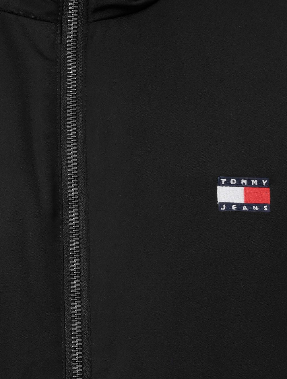 Jaqueta Tommy Jeans Masculina Essential Padded Logo Collar Preta