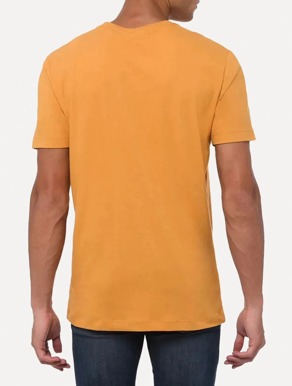 Camiseta Calvin Klein Jeans Masculina Street View Amarela