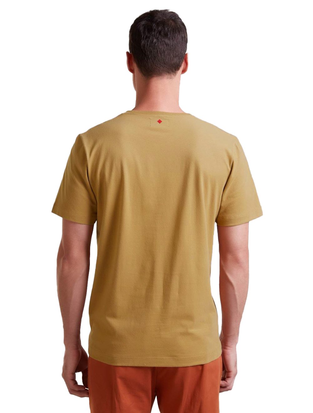 Camiseta Forum Masculina Stay Connected Caqui