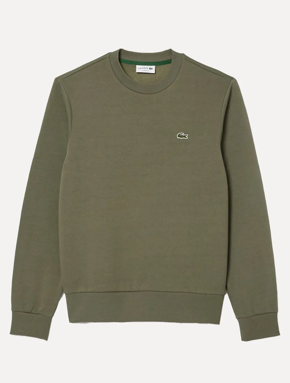 Moletom Lacoste Masculino Crewneck Classic Croco Verde